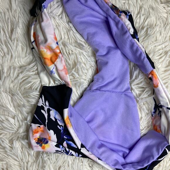 Handmade | Juniors lavender floral bikini bottom NWOT - Picture 3 of 6